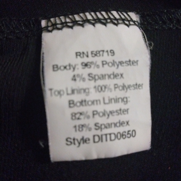 Timeless Blk. Shapewear Dress b-slim Pullover Crossover Drape Bodice Cocktail 2X - Picture 7 of 9